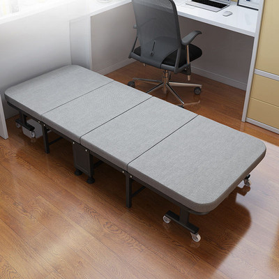 瑞仕达午休折叠床办公室午睡床两用木板床折叠单人床硬板陪护床