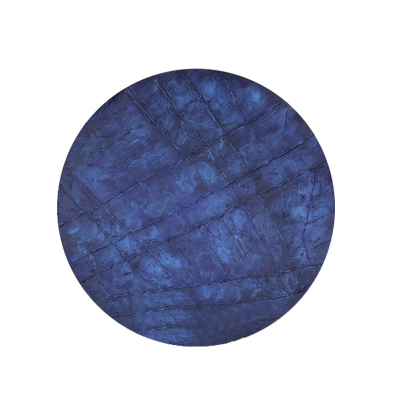 大芬村现代实物画立体客厅装饰画手绘肌理圆形轻奢挂画玄关卧室约