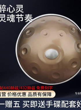 手碟鼓专业级Handpan空灵鼓 9音10音12音D调手碟初学入门乐器