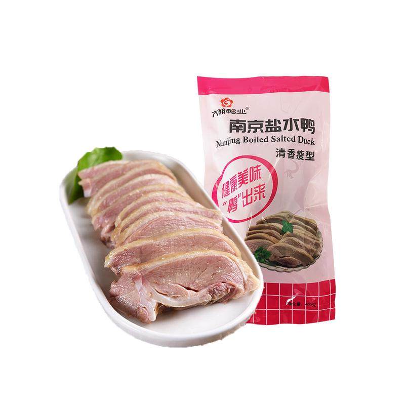 新日期六朝鸭业南京盐水鸭400g地道江苏特产卤味鸭肉熟食节日美味