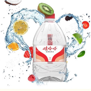 速发娃哈哈饮用纯净水大桶.桶装水大瓶家庭装泡茶非矿泉水整箱
