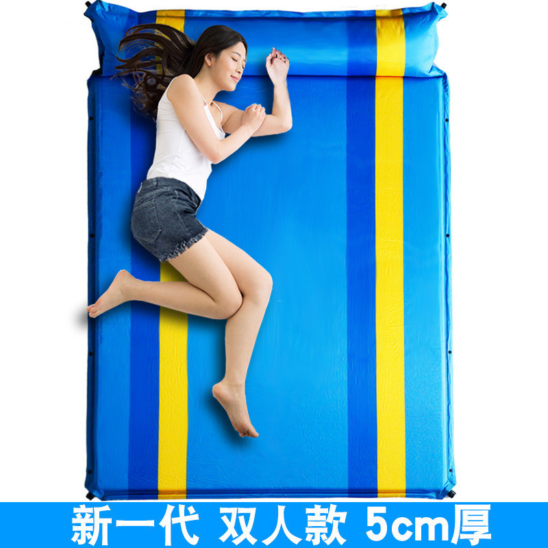 自动充气垫床户外野营单人双人三人睡垫帐篷露营睡觉海绵加厚超轻