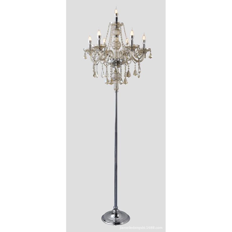 欧式客厅落地灯装饰卧室床头蜡烛台灯别墅书房餐厅led轻奢桌灯具