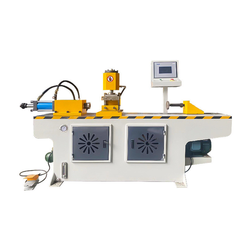 口缩管机单头双工位全自动缩管机高速立式液压铝管扩不锈钢管机