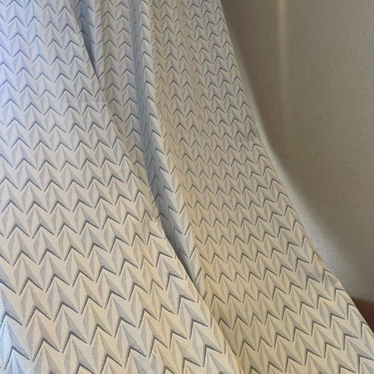 2023设计师新款现代简约抱枕提花窗帘客厅高精密高档轻奢服装面料