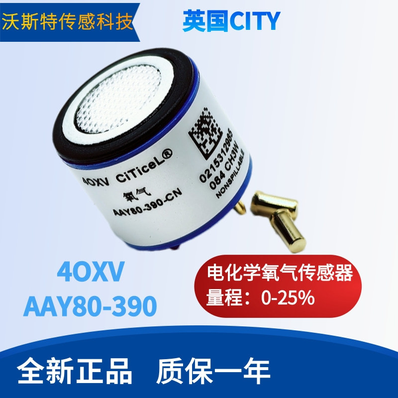 英国CITY 氧气传感器 4OXV 4OX-V 4OXV 40XV AAY80-390R-CN氧探头