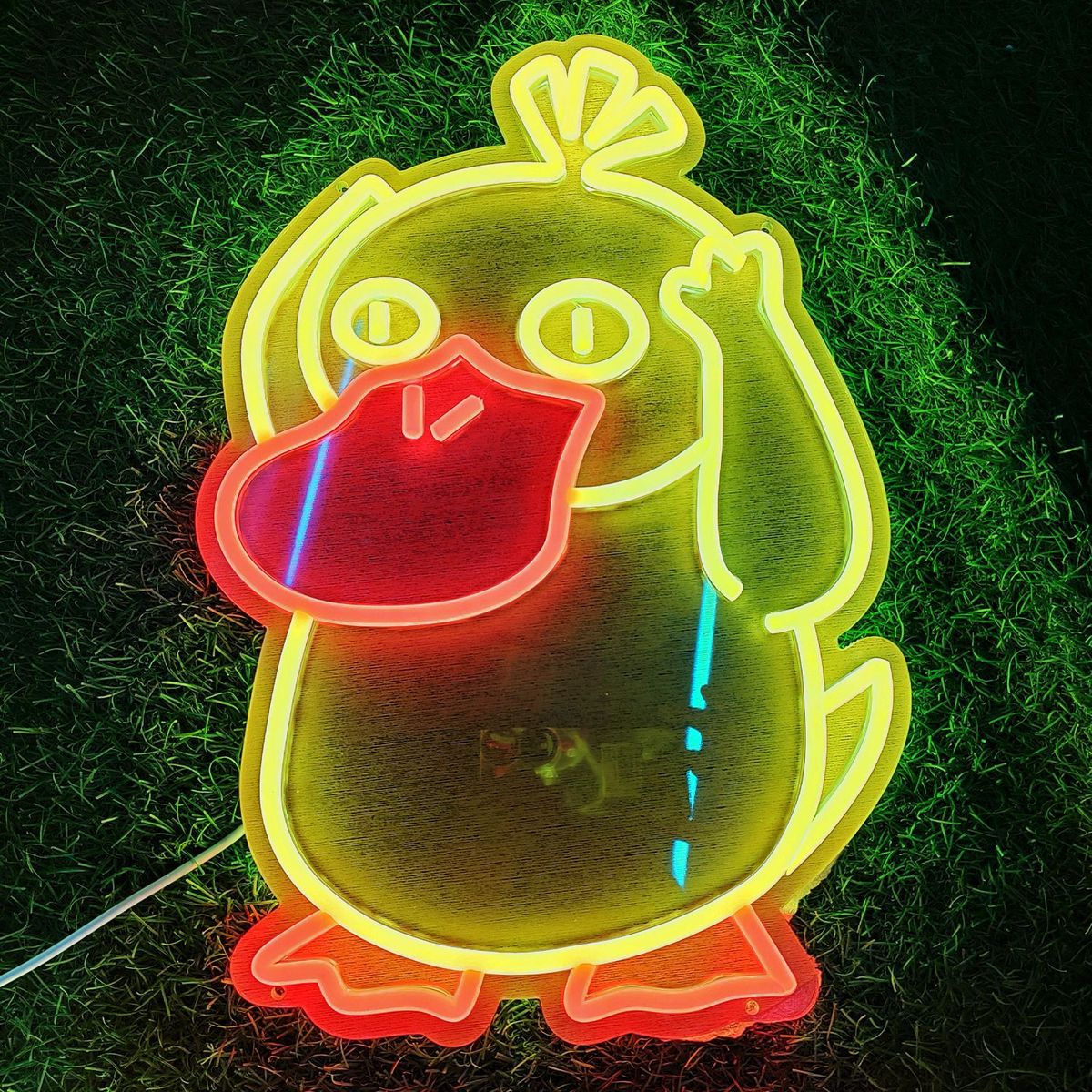 led鸭子造型霓虹灯发光字创意造型diy亚克力造型霓虹灯灯牌