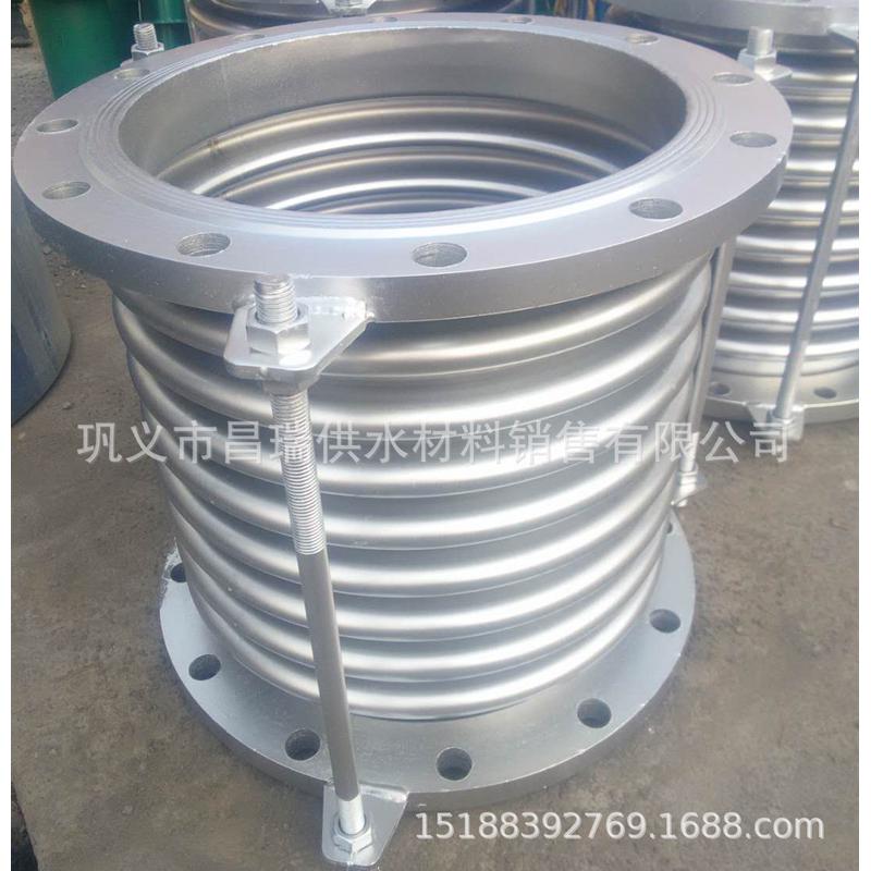 热销波纹补偿器 304热水膨胀节 不锈钢波纹管管道小拉杆法兰式补