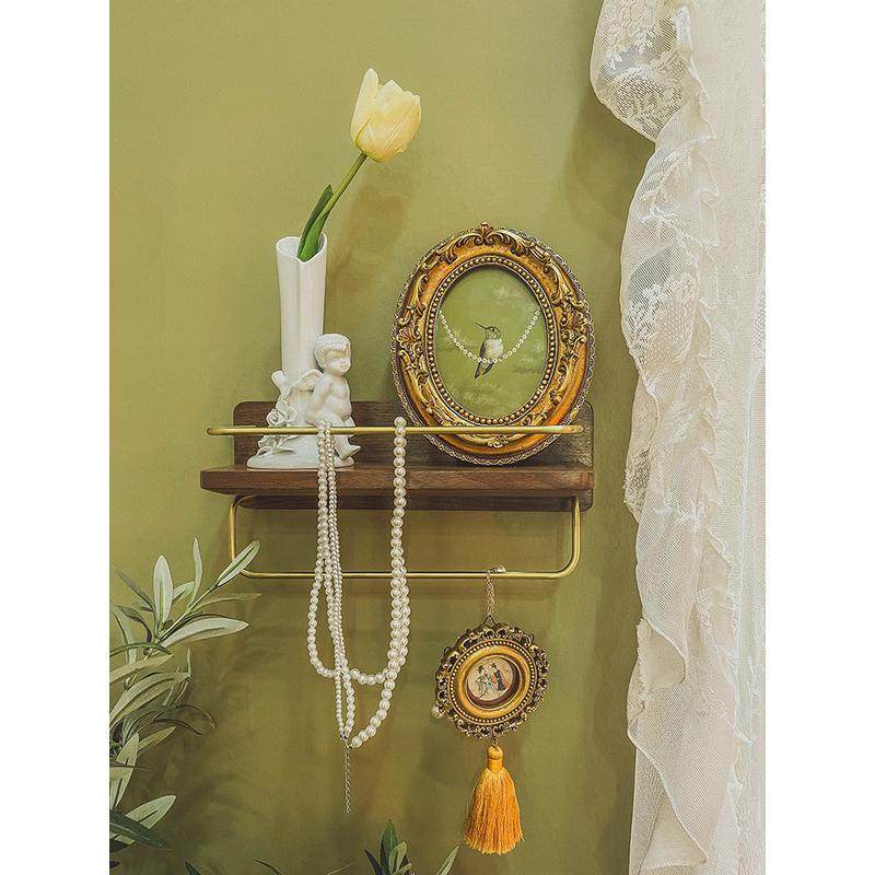 蜂鸟 欧式复古小众艺术挂画法式巴洛克轻奢梳妆台装饰画床头摆台