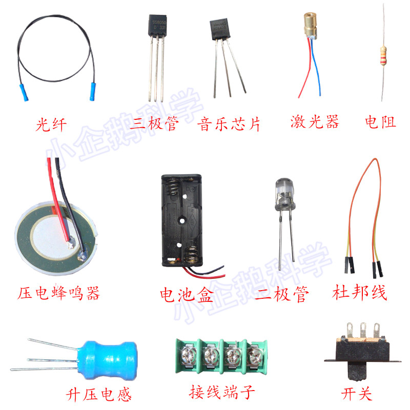 科学实验套装电路光纤通讯实验 激光传声小实验小发明diy科学实验