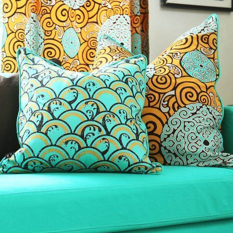 抱枕靠垫靠枕布艺沙发床头汽车棉麻腰枕加厚大号不含芯