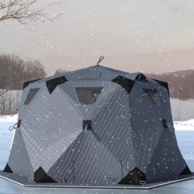 冰钓帐篷户外冬季屋移动雪钓便携式露营防风抗寒保暖钓鱼帐篷