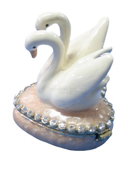 黄铜珐琅彩首饰盒定制纯手工定做彩画油珠宝盒黄铜金属摆件上