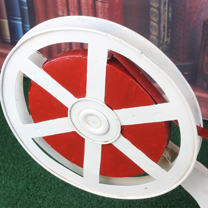 热销zakka杂货老式胶卷旧做放映机铁皮模型拍照道具橱窗复古工艺