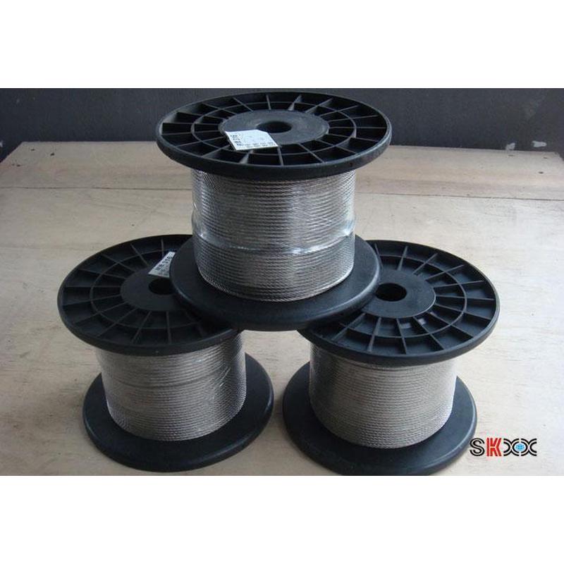 钢丝绳304不锈钢钢丝绳线钢丝钢丝细钢丝1mm