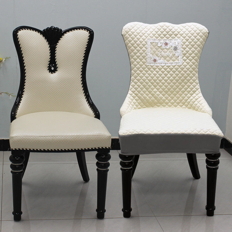 别墅餐厅餐桌椅子套罩欧式高档实木椅罩套椅座套凳子套保护套四季