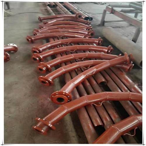 热销衬瓷耐磨耐磨管件管道弯头用于电厂煤灰管道磨损较重管道