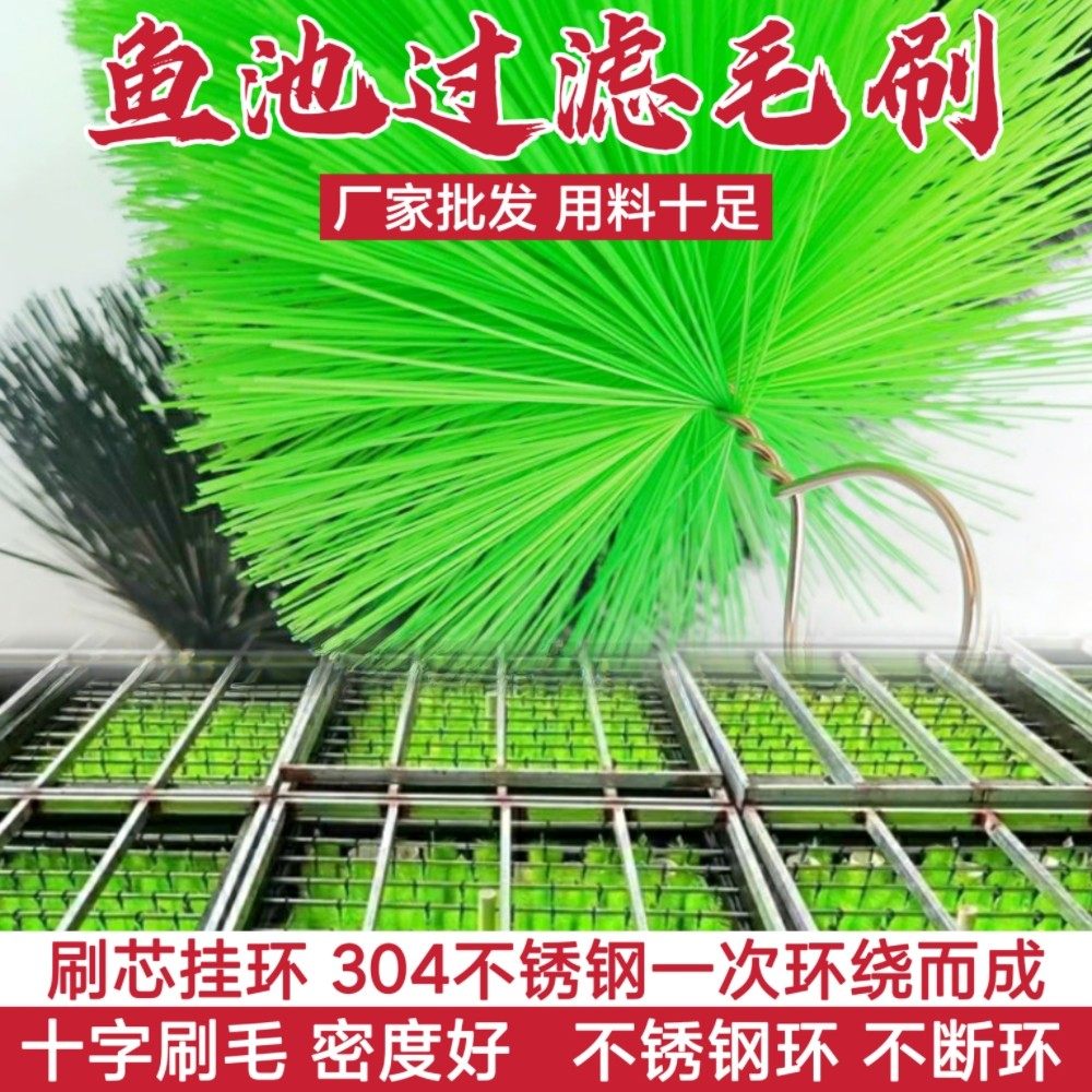 鱼池毛刷过滤材料锦鲤鱼池净水过滤刷不锈钢十字毛刷过滤池毛刷,宠物/宠物食品及用品,过滤材料,淘宝优惠券,粉丝福利购,淘宝优惠卷