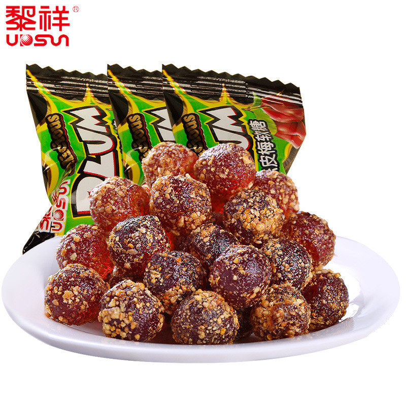 新货黎祥陈皮梅硬糖500g酸甜话梅薄荷怀旧零食结婚招待喜糖果散装