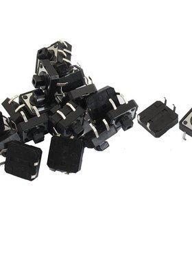 热销12x12x7.3按键b3f405512*12*7.3轻触开关方头黑色