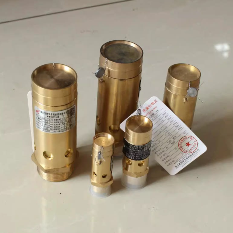 浙江富超弹簧式铜安全阀A28X-16T螺杆机压缩机空压机安全阀泄压阀