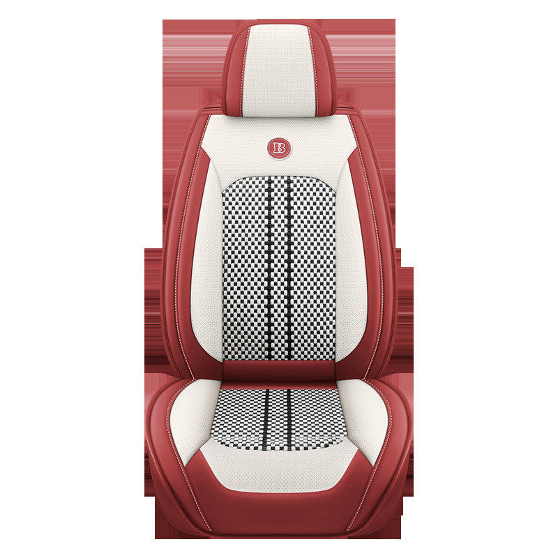 热销外贸出口纳帕皮冰丝全包汽车坐垫座套通用夏季厂家直供热销一