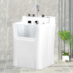 热销宠物spa浴缸小狗机澡池盆宠物店浴池按摩池浴盆洗猫咪浴缸656