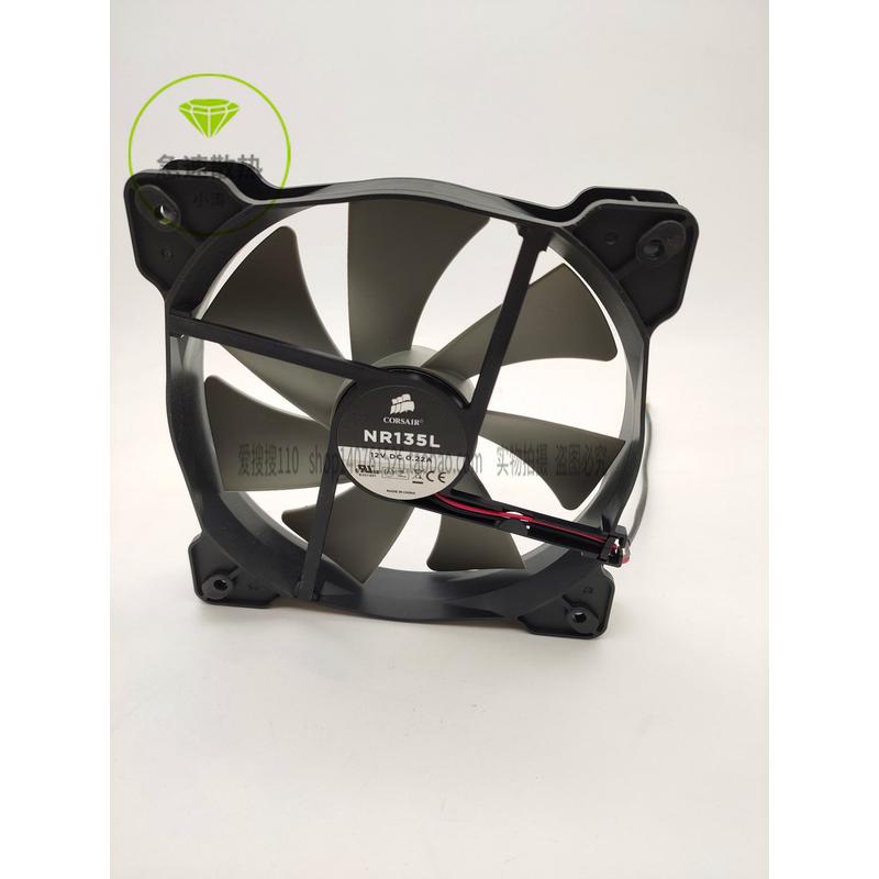 原装海盗船13514厘米12V022ANR135P静音散热风扇适用于HX7501000PS主机专用配件 12V0.22A NR135P 原装海盗船