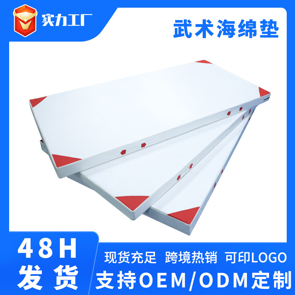 现货批发体育练功垫舞蹈体操海绵垫子跨境供货空翻垫跆拳道武术垫