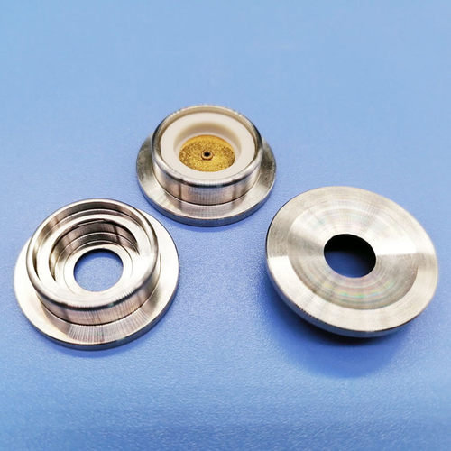 热销镀膜机配件晶振片压块晶振片固定压片三爪弹片陶瓷稳定器厂家