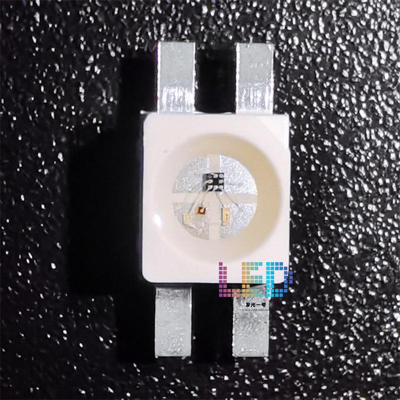 6028幻彩四脚WS2812B3528RGB反贴炫彩5V内置IC七彩LED机械键盘灯