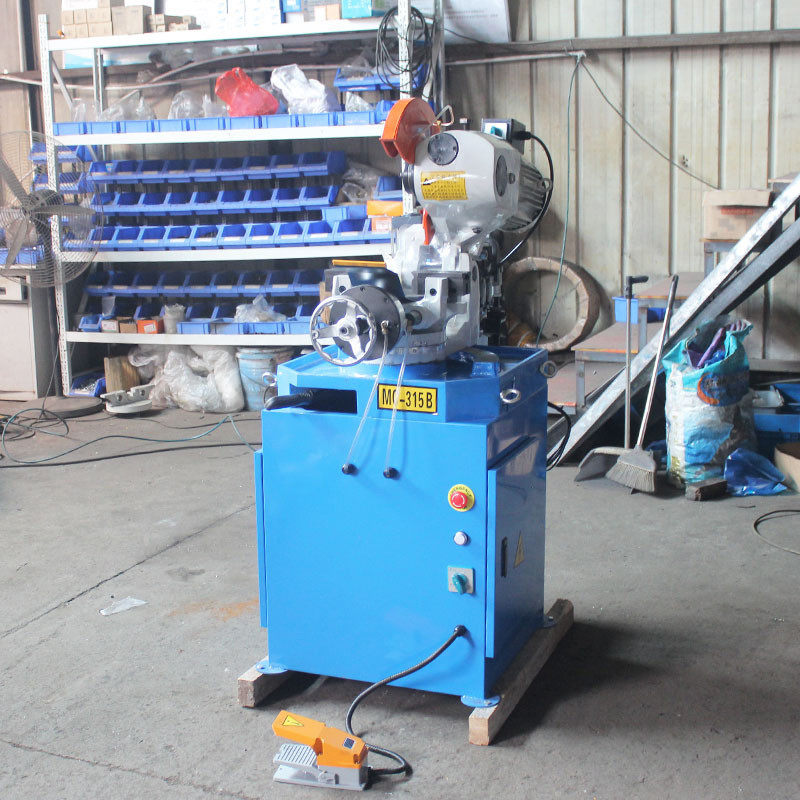 mc275b半自动切管机mc315b气动下料半自动无毛刺圆锯机切管机机