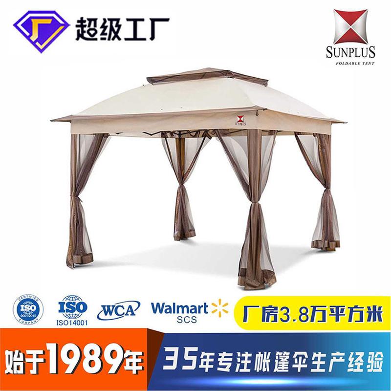 定制大型展示网纱帐篷国外展览展销酒店外贸广告帐篷