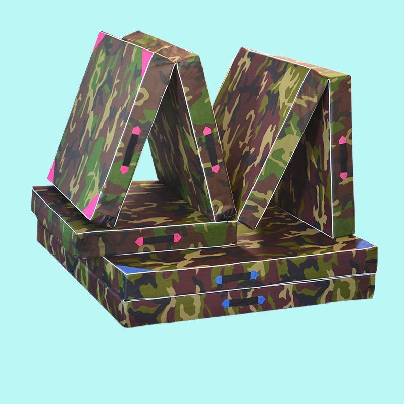 仰卧起坐折叠海绵垫加厚中考体育体操垫儿童舞蹈空翻训练练画文伍