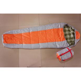 热销成人冬季 春亚纺里印花压缩包户外野营旅游双层填充妈咪木乃伊