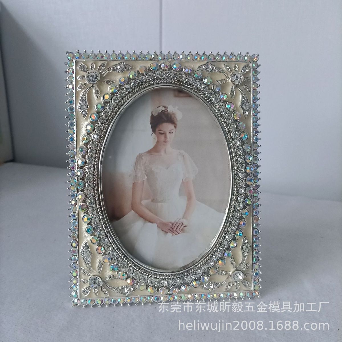 欧式精品金属相框,滴胶,相框样板间摆台