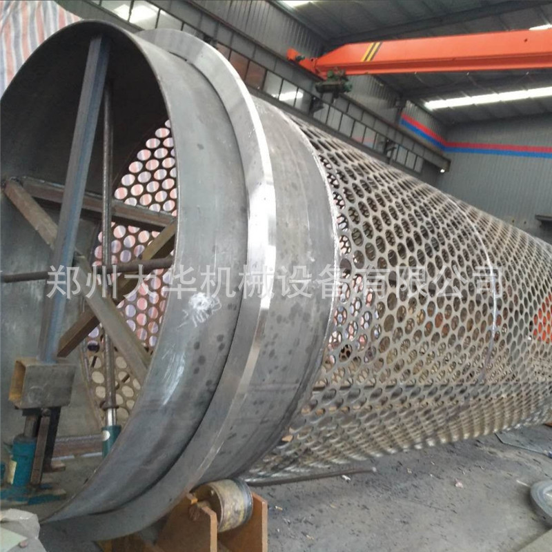 混合垃圾处理无轴滚筒筛 城镇垃圾分拣设备 建筑垃圾滚筒筛分设备