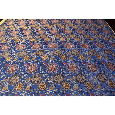 国风重磅碎花香云纱50姆米织锦缎色织提花小桑蚕丝面料服装丝绸布