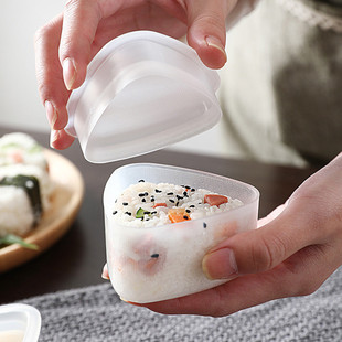 三角形饭团模具套装 日式 家用寿司卷帘小大号儿童宝宝辅食工具神器