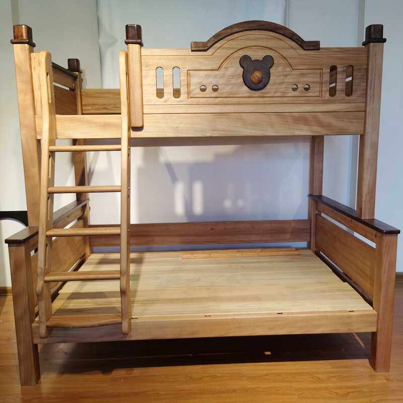 全实木高低床红檀木上下床儿童床上下铺实木两层子母床环保双层床,住宅家具,高低/子母床,淘宝优惠券,粉丝福利购,淘宝优惠卷