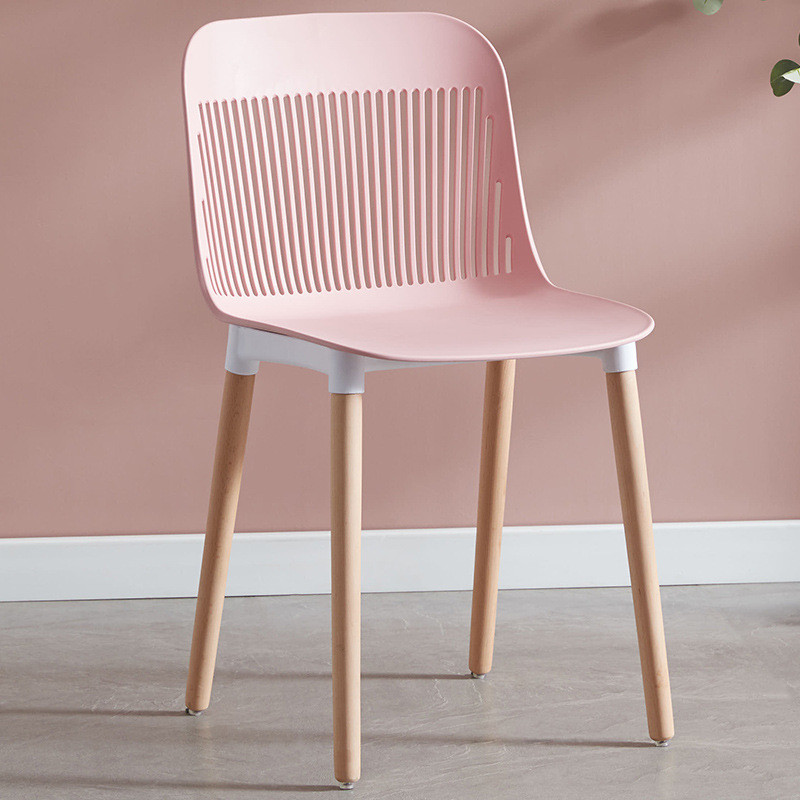 现代简约塑料椅子成人北欧靠背凳子加厚餐椅懒人创意家用餐厅桌椅