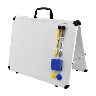 3317批发磁性双面手提桌面便携折叠儿童学习办公迷你白板