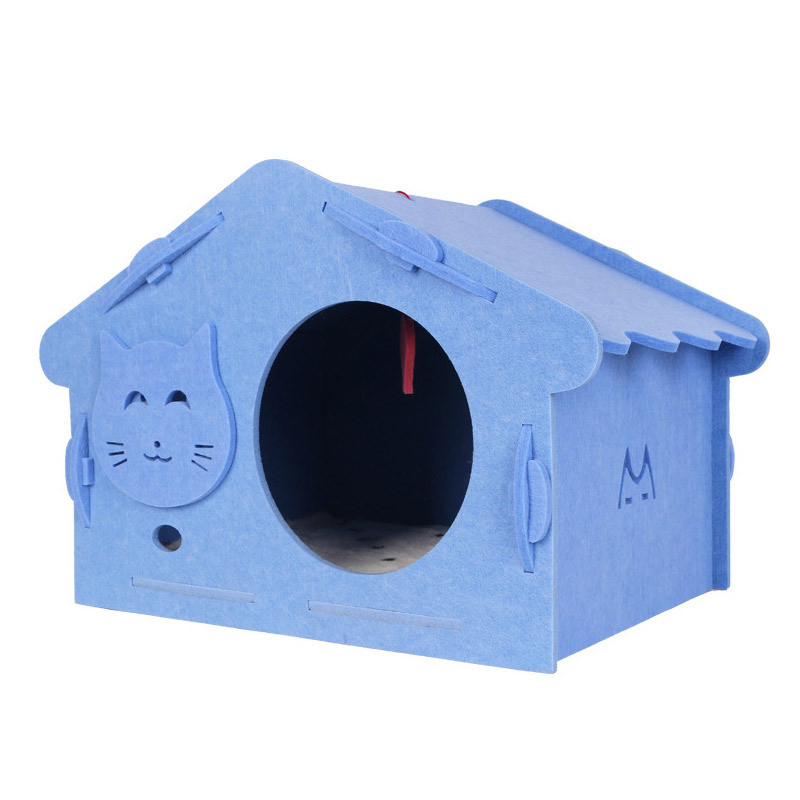 毛毡猫窝四季通用宠物用品拼装猫房子耐磨耐刮吸音板创意猫窝批发