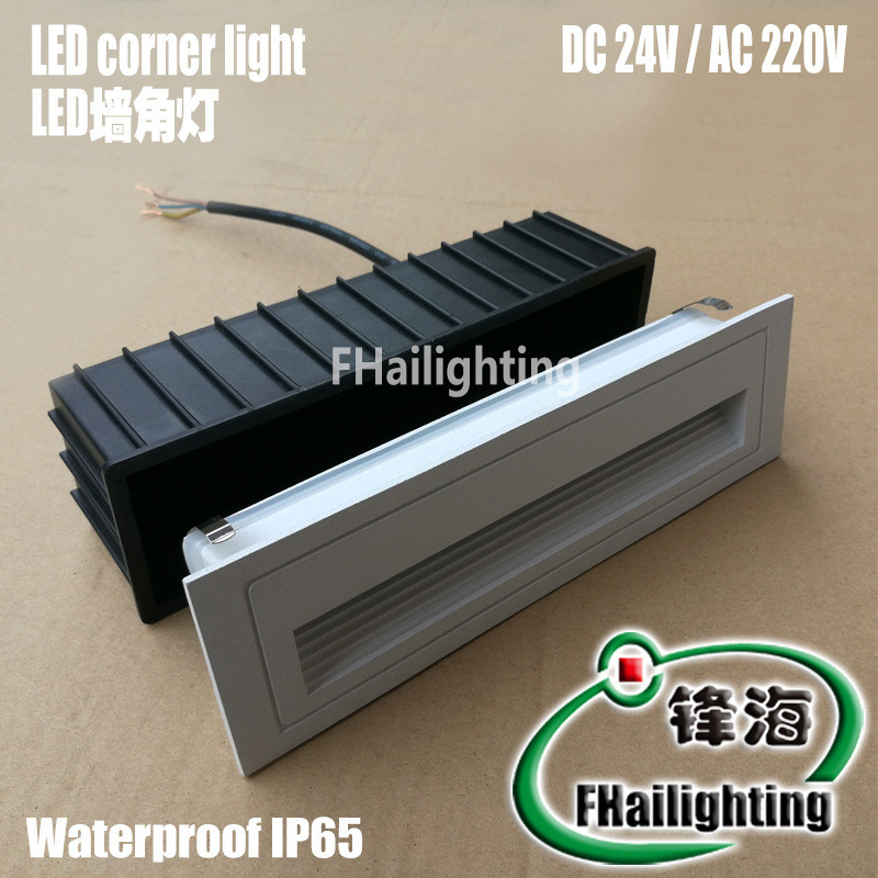 别墅型4w嵌入式led地脚灯户外防水楼梯灯踏步灯过道墙角灯壁灯