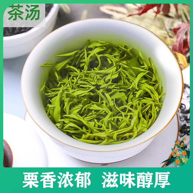 新货毛尖茶叶自己喝英山云雾绿茶2024新茶浓香型耐泡高山炒青雨前
