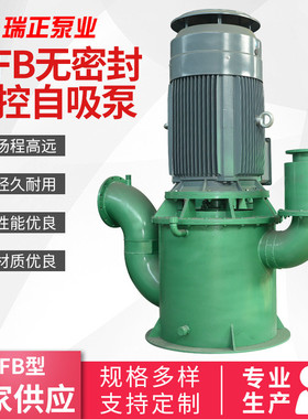 供应不锈钢自控自吸泵WFB无密封自控自吸泵无泄漏立式化工泵
