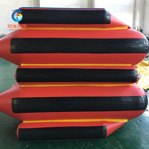 热销瑞龙充气厂家pvc橡胶船冰雪充气滚筒悠波球碰碰球加厚现货供