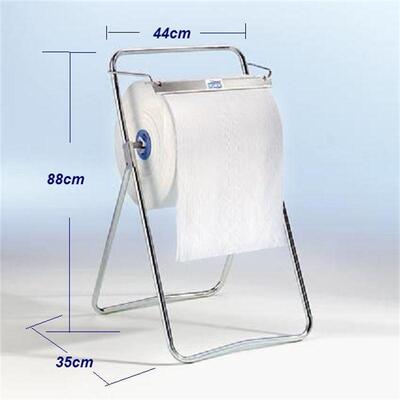 ORDER 落地式活动擦拭支架可移动卷式擦拭纸架镀锌不锈钢置架