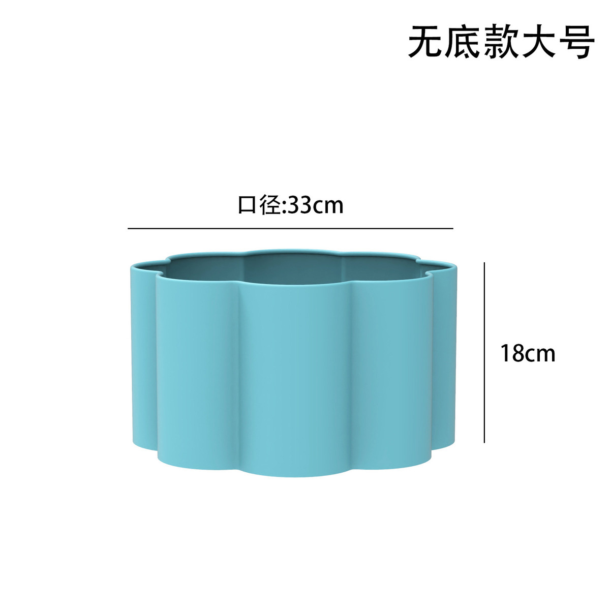乔迁金色花盆轻奢福桶铁艺年宵盆栽花盆器蝴蝶兰冬青花瓣桶
