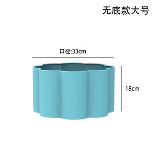 轻奢金色花盆乔迁年宵桶铁艺福盆栽花盆器蝴蝶兰冬青花瓣桶
